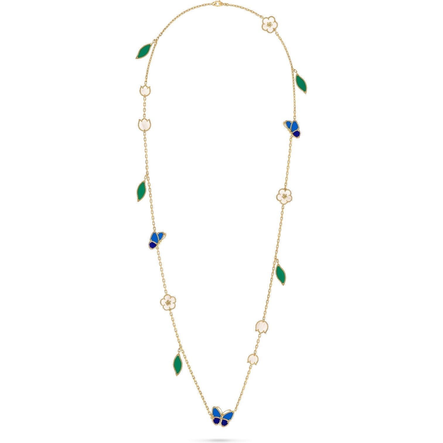Love Lucky]LUCKY SPRING BUTTERFLY 15 FLOWER NECKLACE – LoveLucky 