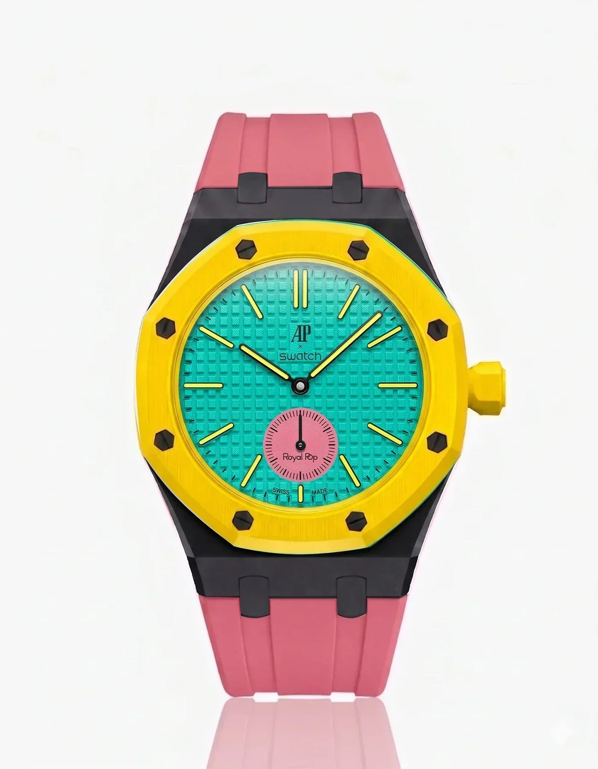 Bracelet et boîtier en silicone Royal Pop Otg Roz (personnalisation des couleurs)