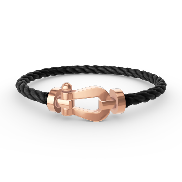 {"Love Lucky":"Pulsera FORCE LARGE HORSESHOE NO DIAMOND en oro rosa"}