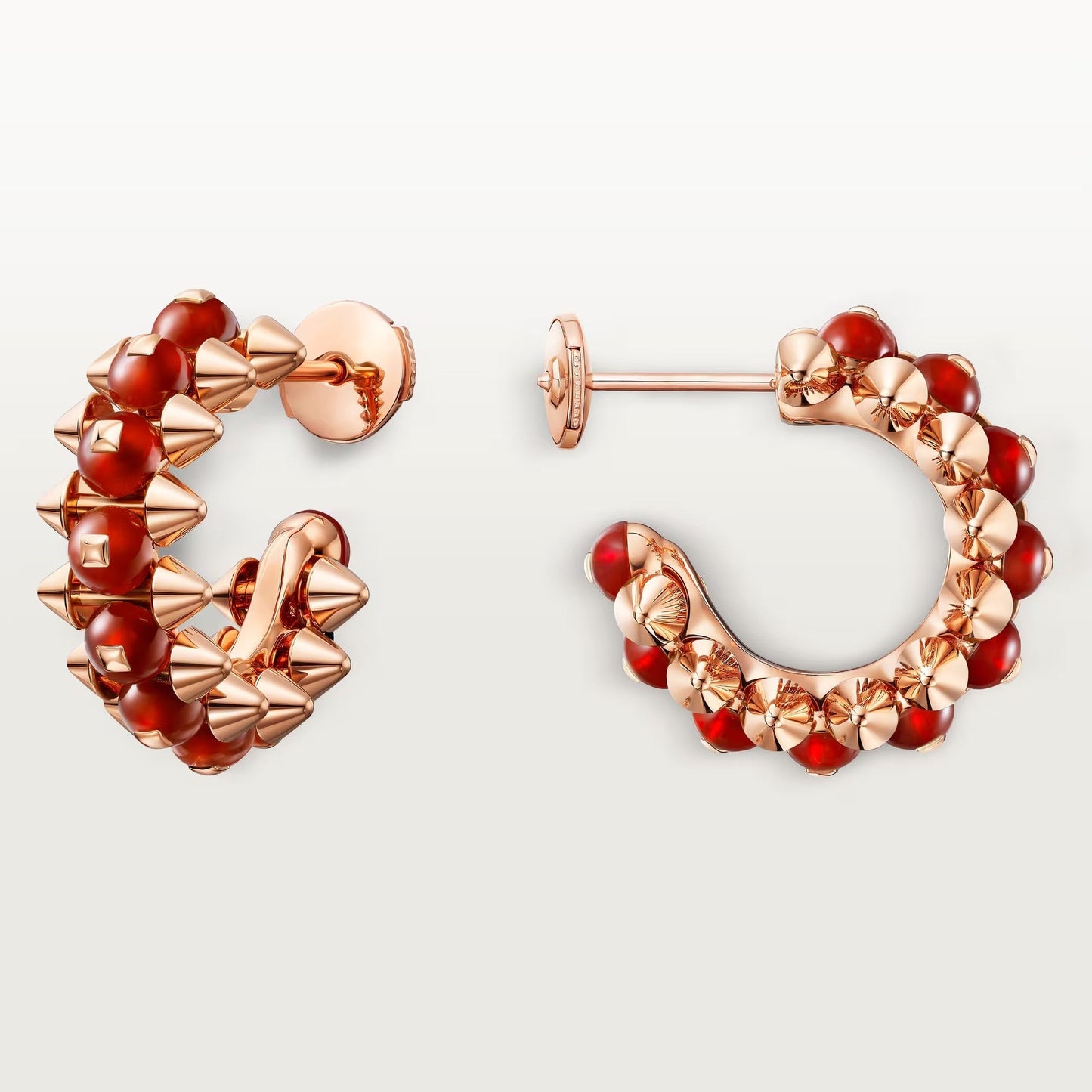 [Love Lucky]CLASH 7.9MM AGATE CHALCEDONY EARRINGS