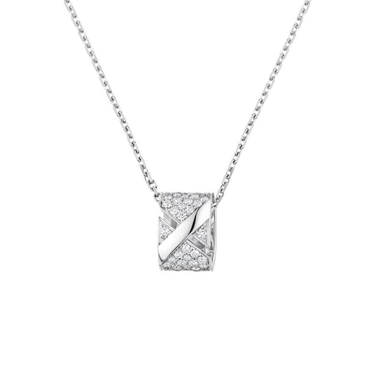 [Love Lucky]LIENS EVIDENCE DIAMOND PAVED NECKLACE