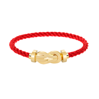 [Love Lucky]CHANCE LARGE 8 FIGURE BUCKLE NO DIAMOND BRACELET GOLD