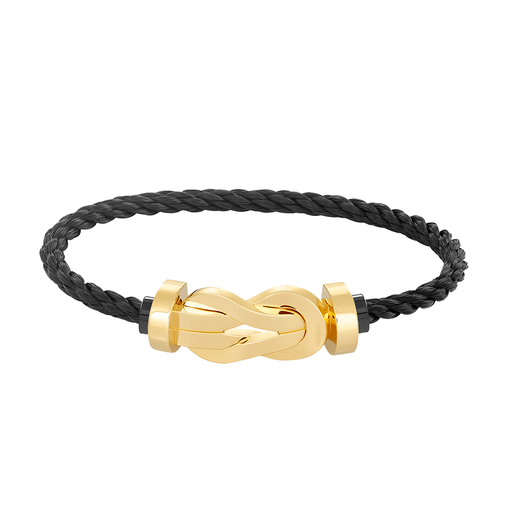 [Love Lucky]CHANCE LARGE 8 FIGURE BUCKLE NO DIAMOND BRACELET GOLD