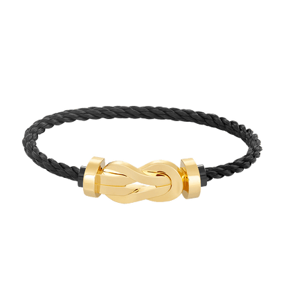 [Love Lucky]CHANCE LARGE 8 FIGURE BUCKLE NO DIAMOND BRACELET GOLD