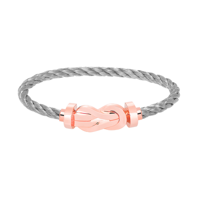 [Love Lucky]CHANCE LARGE 8 FIGURE BUCKLE NO DIAMOND BRACELET ROSE GOLD