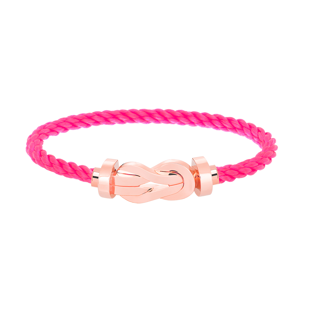 [Love Lucky]CHANCE LARGE 8 FIGURE BUCKLE NO DIAMOND BRACELET ROSE GOLD