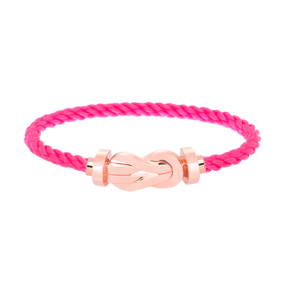 [Love Lucky]CHANCE LARGE 8 FIGURE BUCKLE NO DIAMOND BRACELET ROSE GOLD