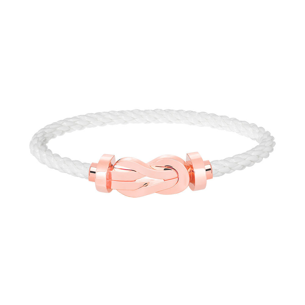 [Love Lucky]CHANCE LARGE 8 FIGURE BUCKLE NO DIAMOND BRACELET ROSE GOLD