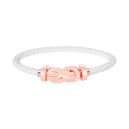 [Love Lucky]CHANCE LARGE 8 FIGURE BUCKLE NO DIAMOND BRACELET ROSE GOLD