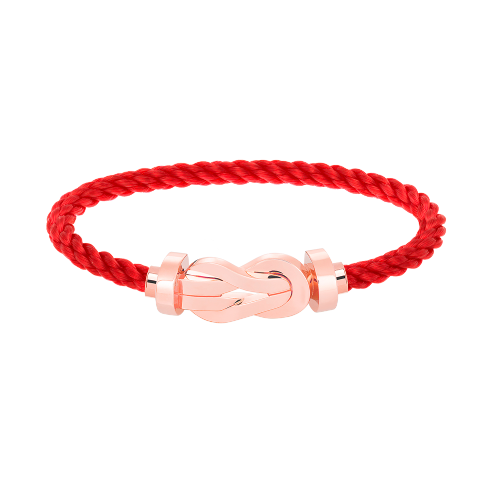 [Love Lucky]CHANCE LARGE 8 FIGURE BUCKLE NO DIAMOND BRACELET ROSE GOLD