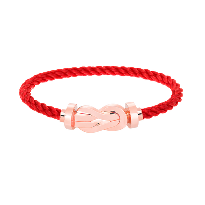 [Love Lucky]CHANCE LARGE 8 FIGURE BUCKLE NO DIAMOND BRACELET ROSE GOLD