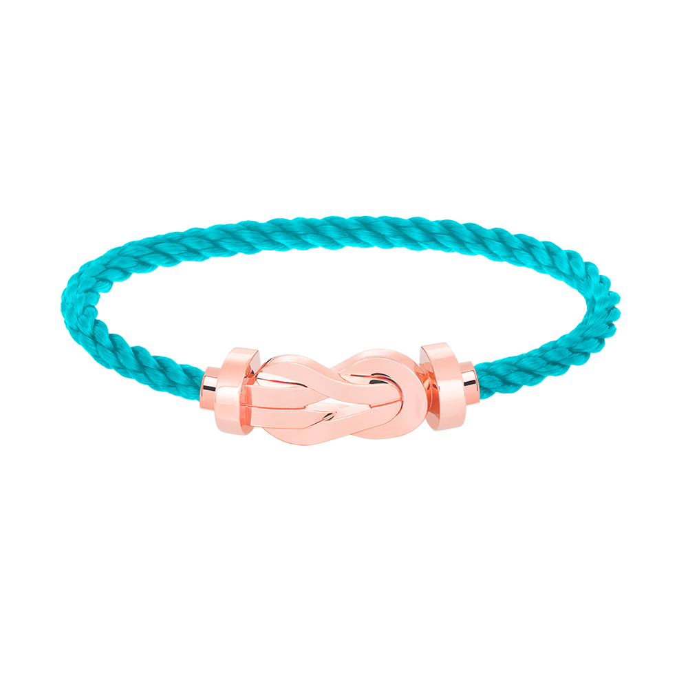 [Love Lucky]CHANCE LARGE 8 FIGURE BUCKLE NO DIAMOND BRACELET ROSE GOLD