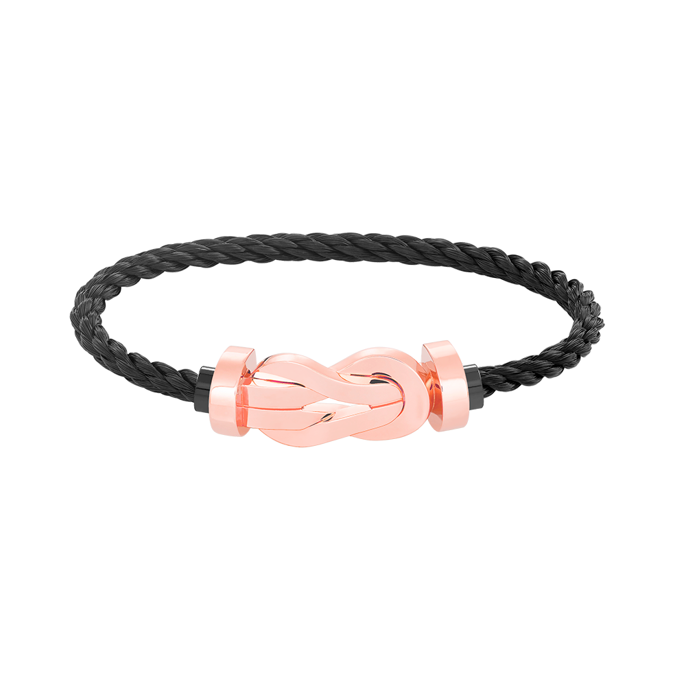 [Love Lucky]CHANCE LARGE 8 FIGURE BUCKLE NO DIAMOND BRACELET ROSE GOLD