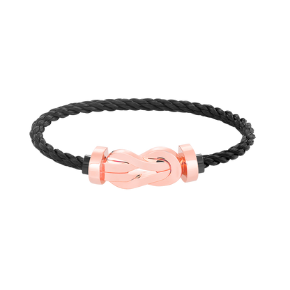 [Love Lucky]CHANCE LARGE 8 FIGURE BUCKLE NO DIAMOND BRACELET ROSE GOLD