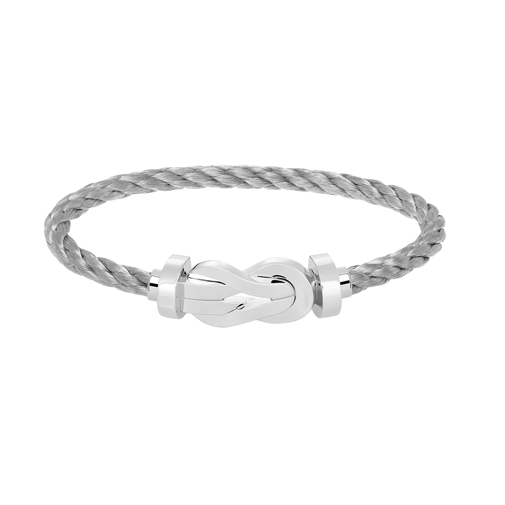 [Love Lucky]CHANCE LARGE 8 FIGURE BUCKLE NO DIAMOND BRACELET SILVER