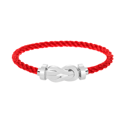 [Love Lucky]CHANCE LARGE 8 FIGURE BUCKLE NO DIAMOND BRACELET SILVER
