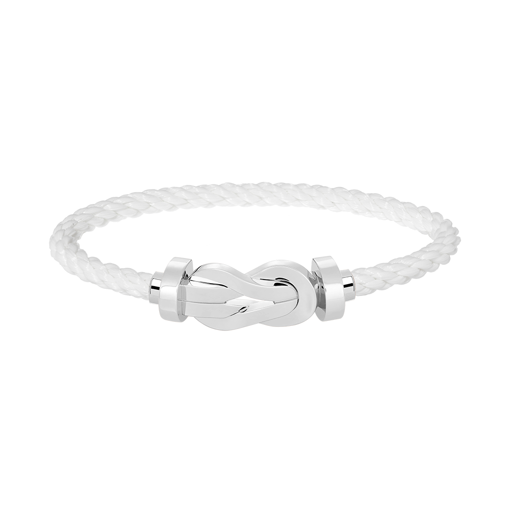[Love Lucky]CHANCE LARGE 8 FIGURE BUCKLE NO DIAMOND BRACELET SILVER