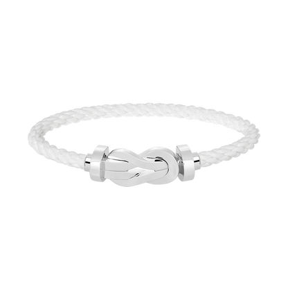 [Love Lucky]CHANCE LARGE 8 FIGURE BUCKLE NO DIAMOND BRACELET SILVER
