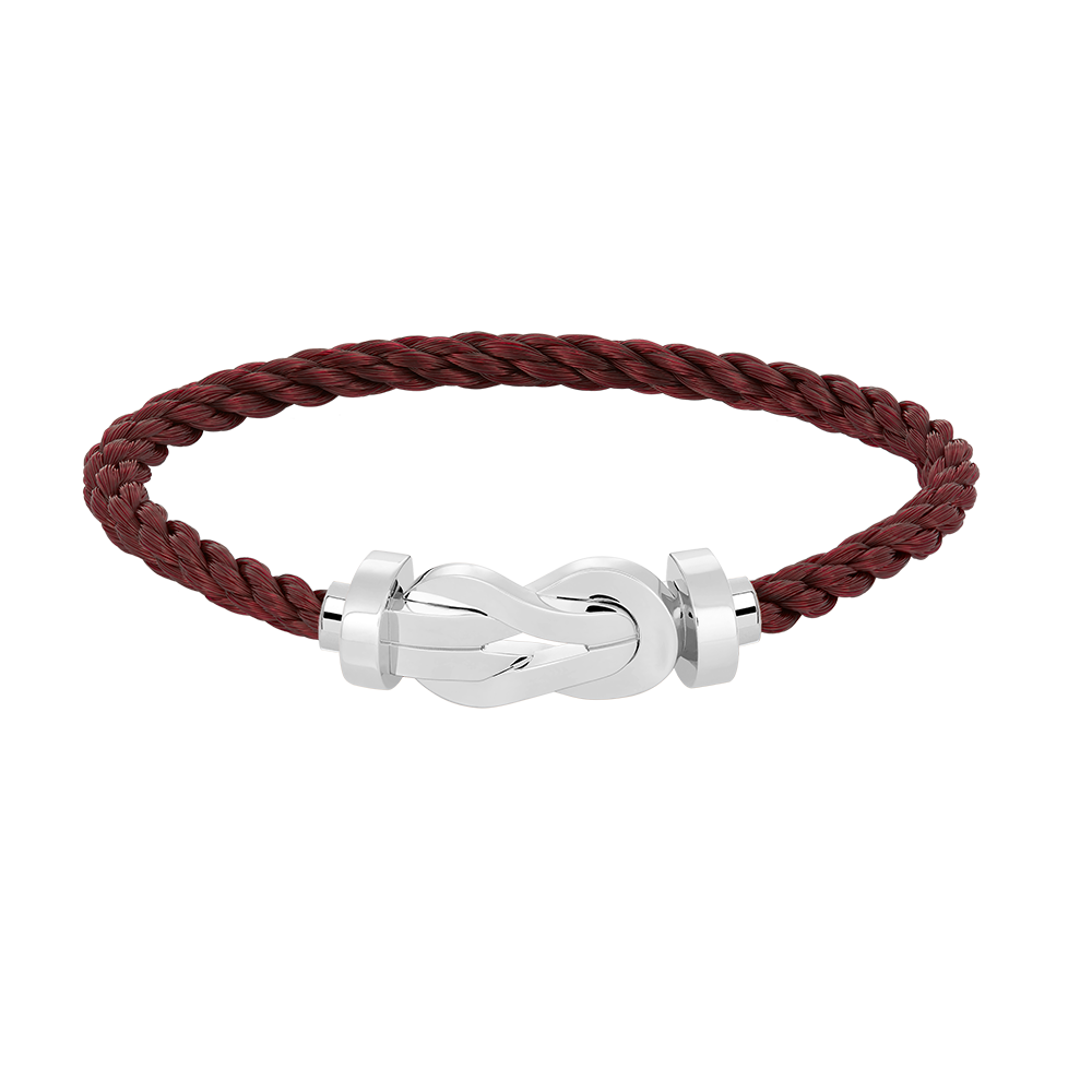 [Love Lucky]CHANCE LARGE 8 FIGURE BUCKLE NO DIAMOND BRACELET SILVER