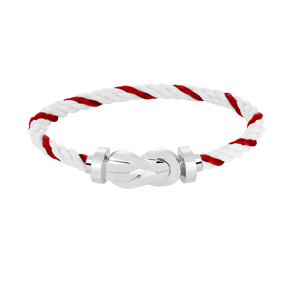 [Love Lucky]CHANCE LARGE 8 FIGURE BUCKLE NO DIAMOND BRACELET SILVER