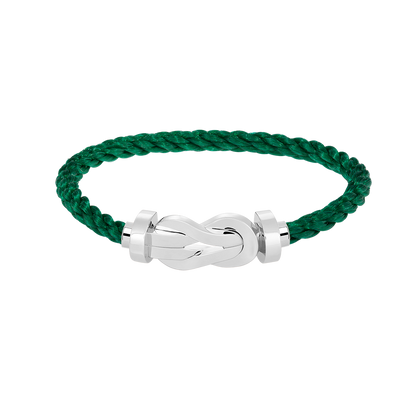 [Love Lucky]CHANCE LARGE 8 FIGURE BUCKLE NO DIAMOND BRACELET SILVER