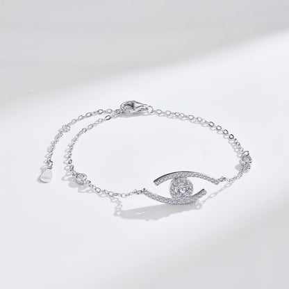 [Love Lucky] Bracelet Lucky Eye avec diamants pavés