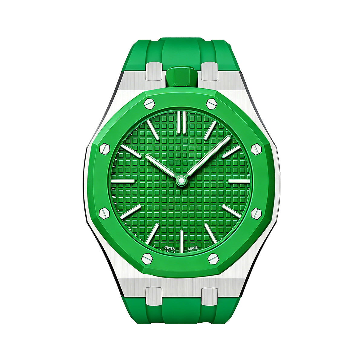 Royal Oak Pop Exclusivo con caja de acero y correa de silicona