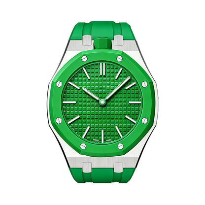 Royal Oak Pop Exclusivo con caja de acero y correa de silicona