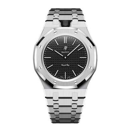 Bracelet de montre intégré enveloppant pour Royal Oak Pop Exclusive, boîtier et bracelet en acier