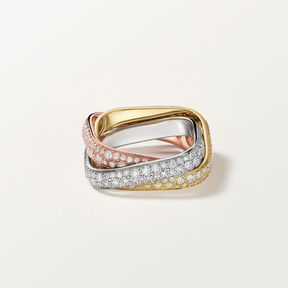 [Love Lucky]TRINITY 3.5MM CUSHION RING COLLECTION