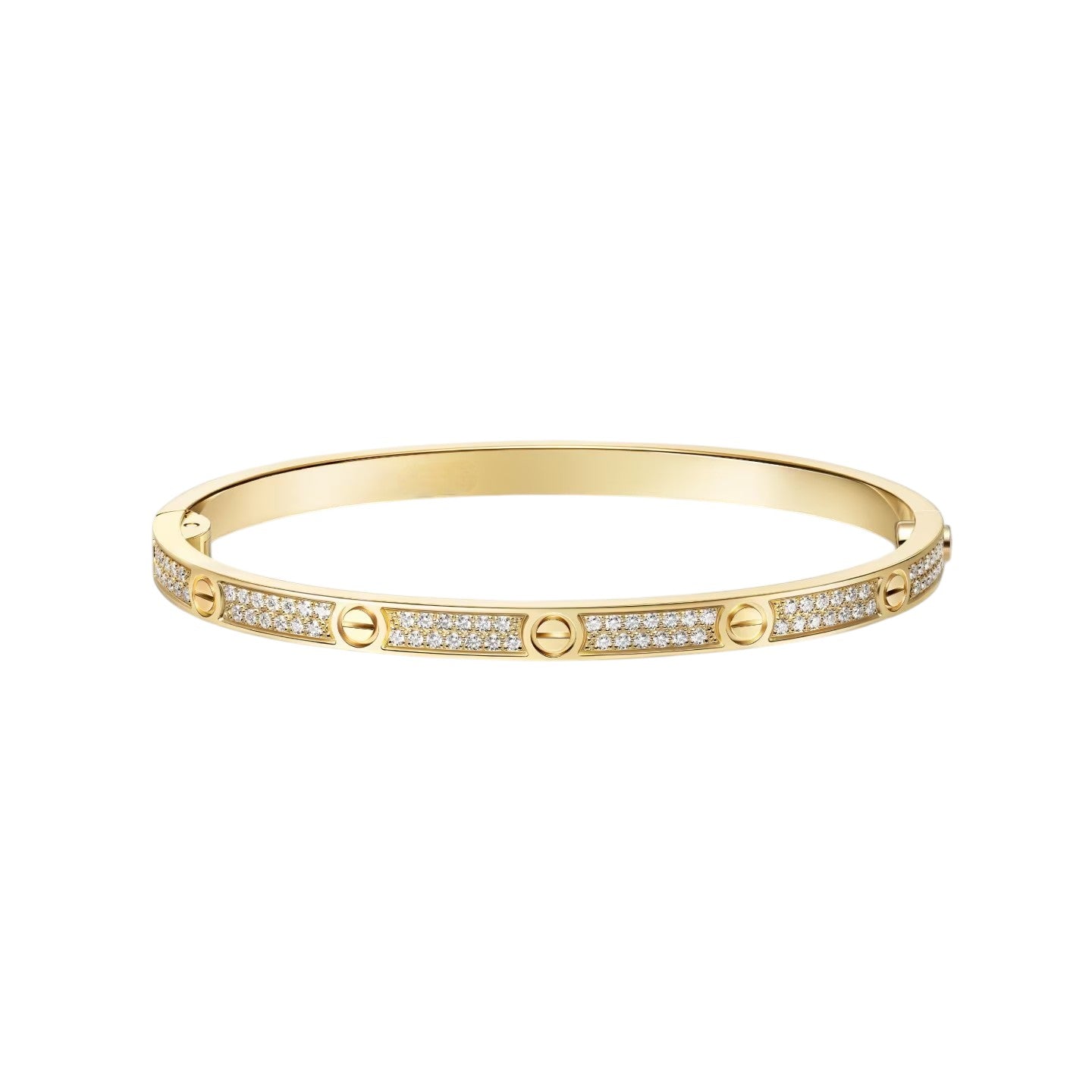 [Love Lucky]LOVE BRACELET 3.65MM DIAMOND-PAVED