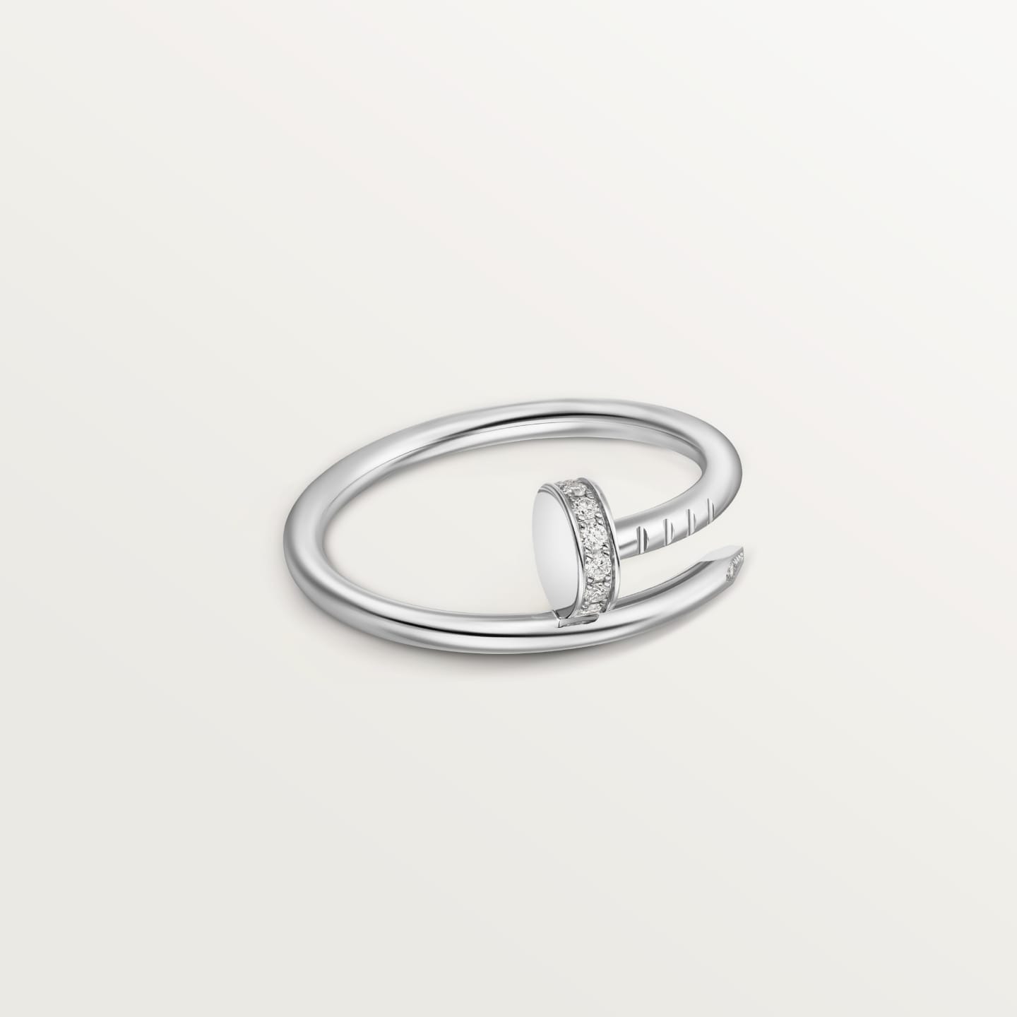 [Love Lucky]JUSTE 1.8MM HALF DIAMOND RING