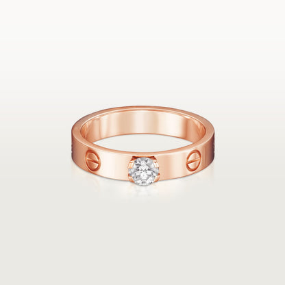[Love Lucky]LOVE RING 3.6MM 1 BIG DIAMOND