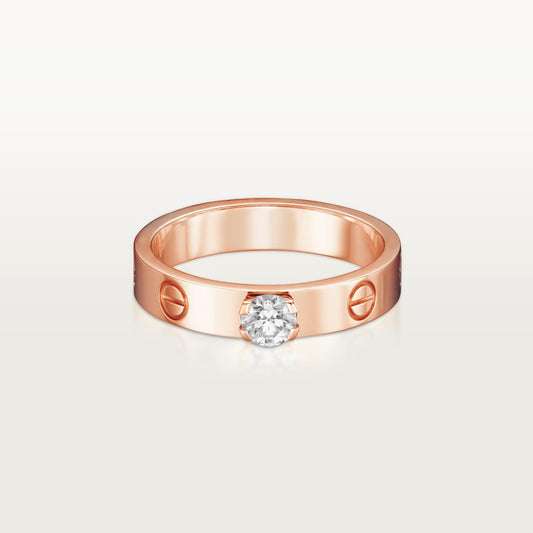 [Love Lucky]LOVE RING 3.6MM 1 BIG DIAMOND