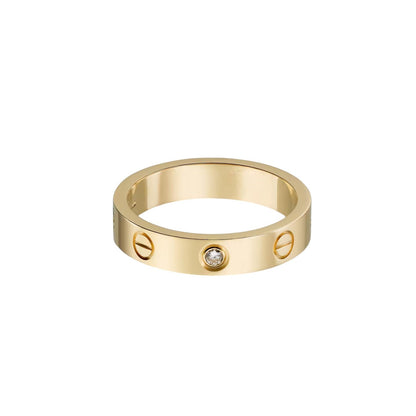 [Love Lucky]LOVE 4MM 1 DIAMOND RING