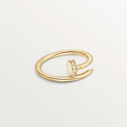 [Love Lucky]JUSTE 1.8MM HALF DIAMOND RING