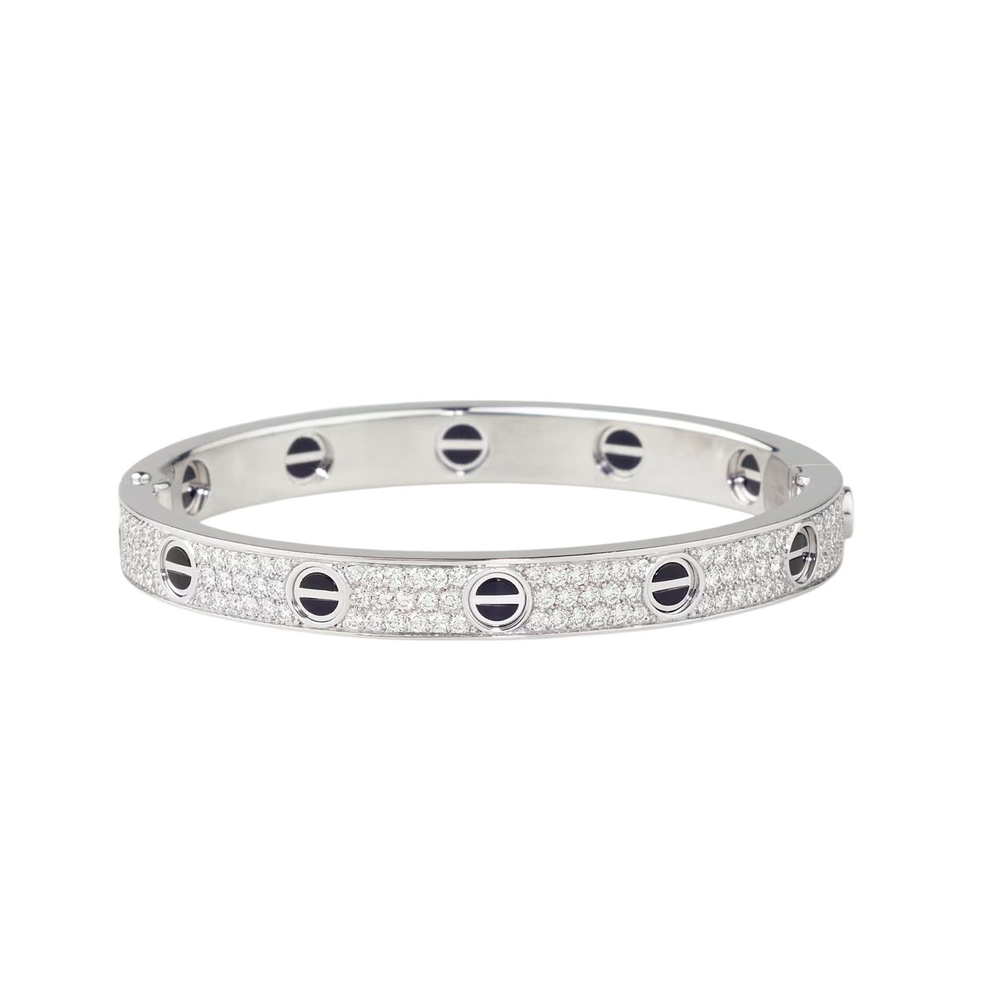 [Love Lucky]LOVE BRACELET 6.1MM DIAMOND-PAVED CERAMIC