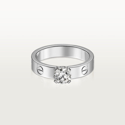 [Love Lucky]LOVE RING 3.6MM 1 BIG DIAMOND
