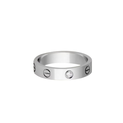 [Love Lucky]LOVE 4MM 1 DIAMOND RING