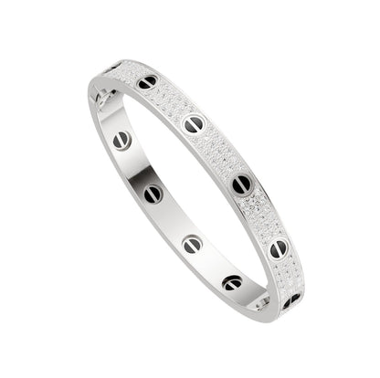 [Love Lucky]LOVE BRACELET 6.1MM DIAMOND-PAVED CERAMIC