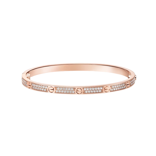 [Love Lucky]LOVE BRACELET 3.65MM DIAMOND-PAVED
