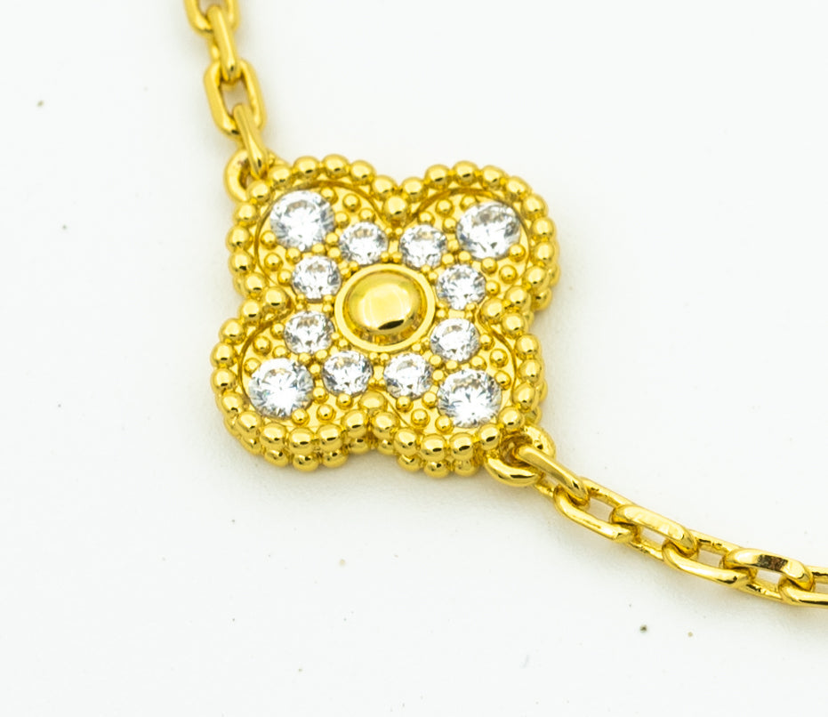 [Love Lucky] CLOVER 5 MOTIF LASER BRACELET COLLECTION
