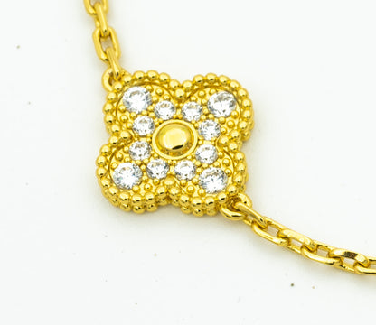 [Love Lucky] CLOVER 5 MOTIF LASER BRACELET COLLECTION