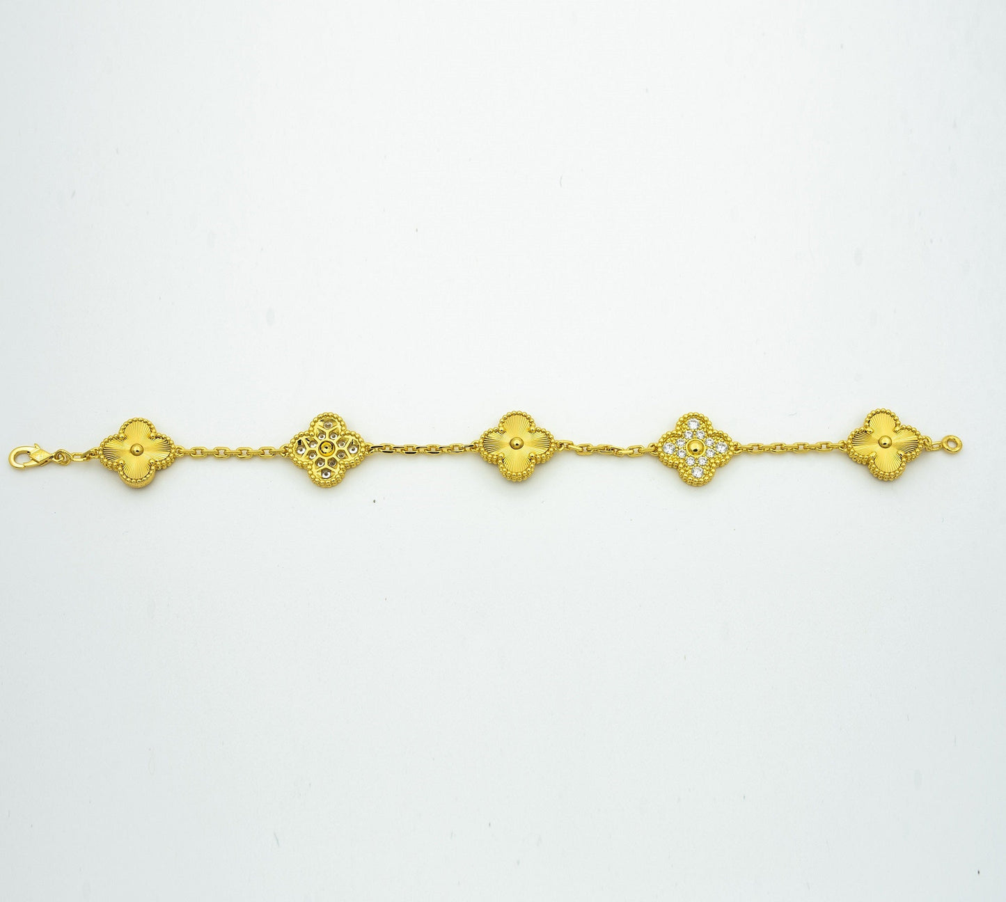 [Love Lucky] CLOVER 5 MOTIF LASER BRACELET COLLECTION