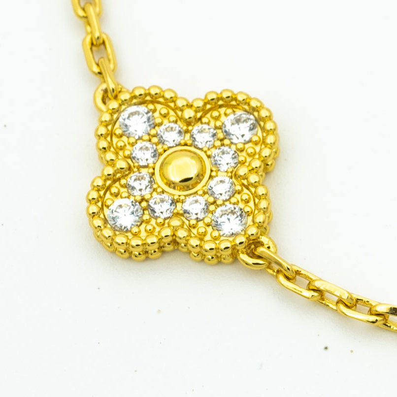 [Love Lucky] CLOVER 5 MOTIF LASER BRACELET COLLECTION