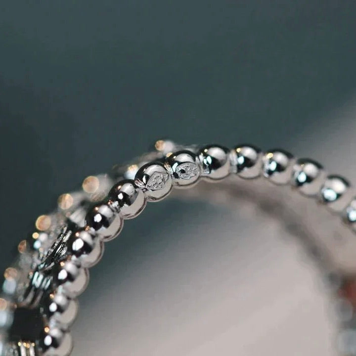 [Love Lucky]BAGUE CALÉIDOSCOPE TRÈFLE 10MM