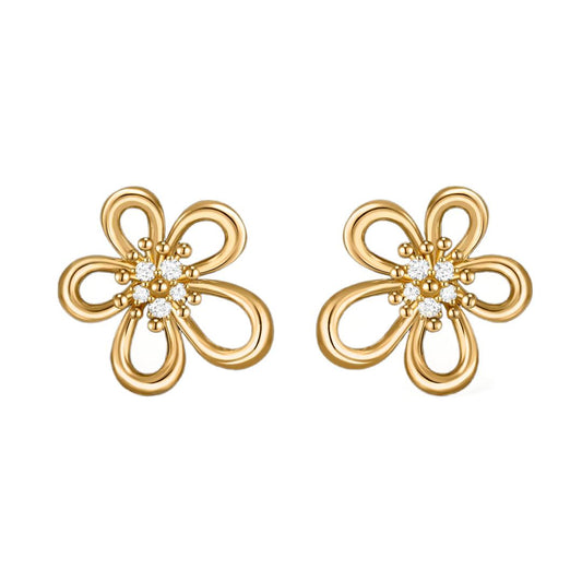 [Love Lucky] FLOWERLACE EARRING 5 DIAMONDS