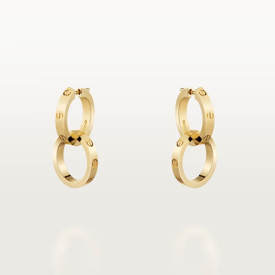 [Love Lucky]LOVE 3.3MM DANGLE EARRINGS
