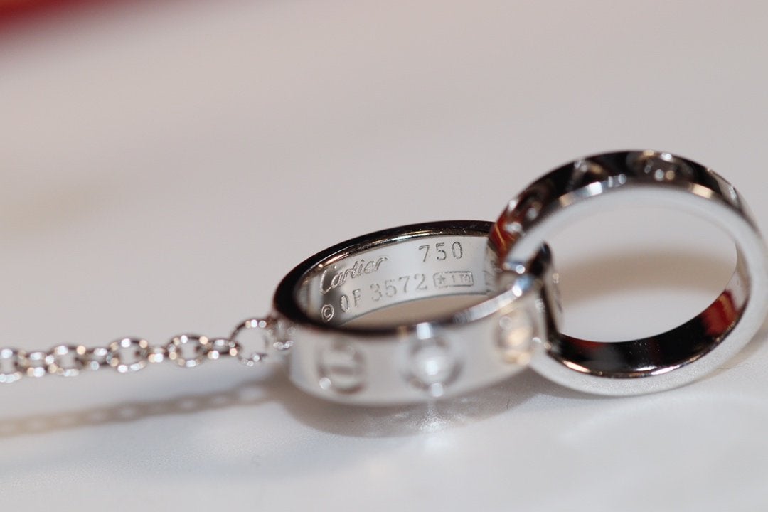 [Love Lucky] LIEBESHALSKETTE ROSA GOLD UND SILBER 