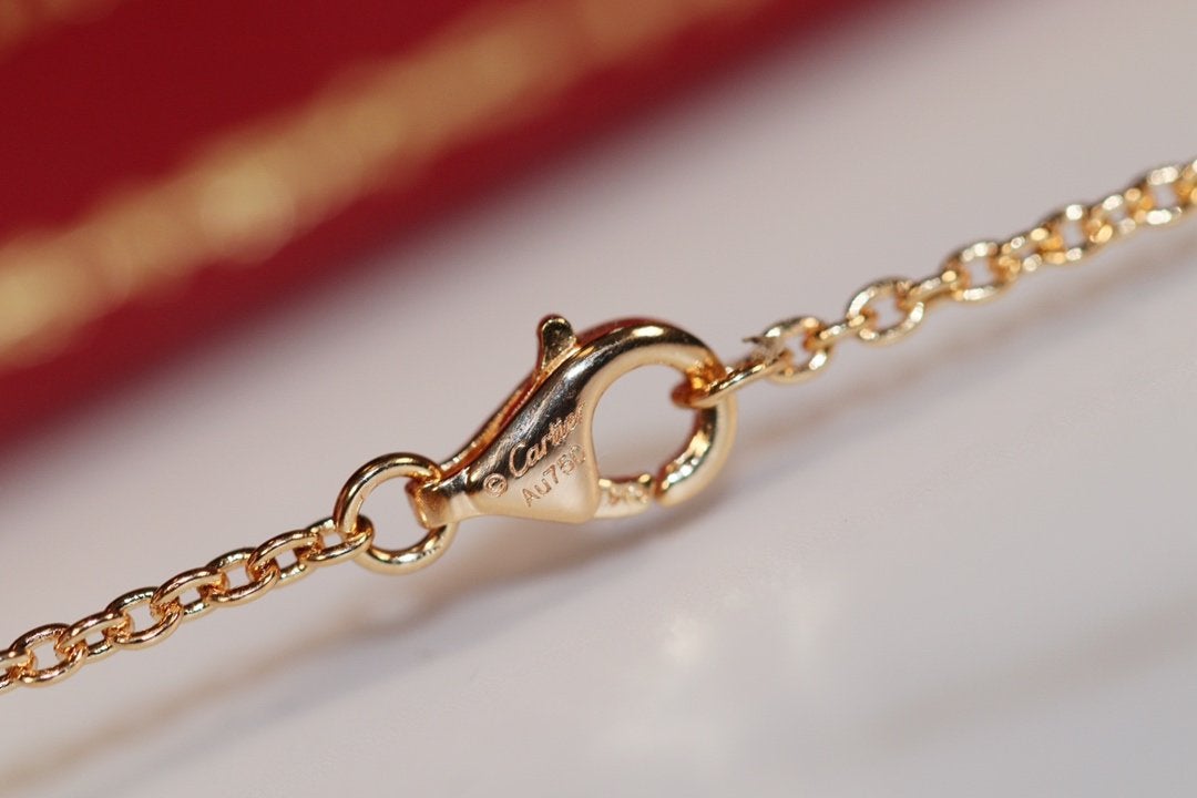[Love Lucky] LIEBESHALSKETTE ROSA GOLD UND SILBER 